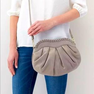 HOBO leather crossbody bag.